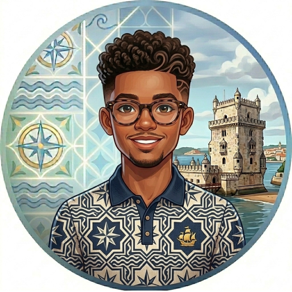 Ilustração de Lucas, assistente de marketing digital